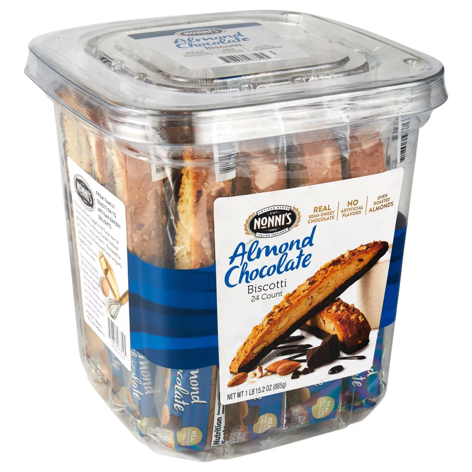 Nonni&#39;s Almond Chocolate Biscotti (31.2 oz., 24 ct.)