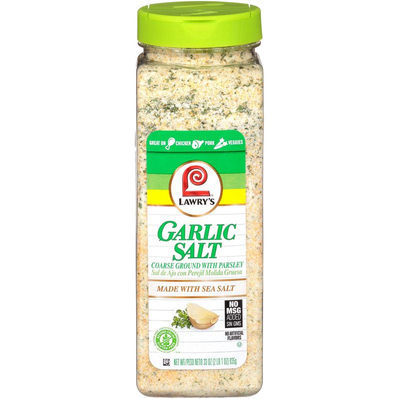 Lawry&#39;s Coarse Ground Garlic Salt with Parsley 33 oz.