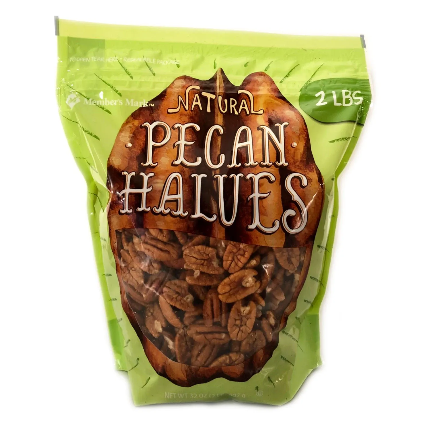 Member&#39;s Mark Natural Pecan Halves 32 oz.