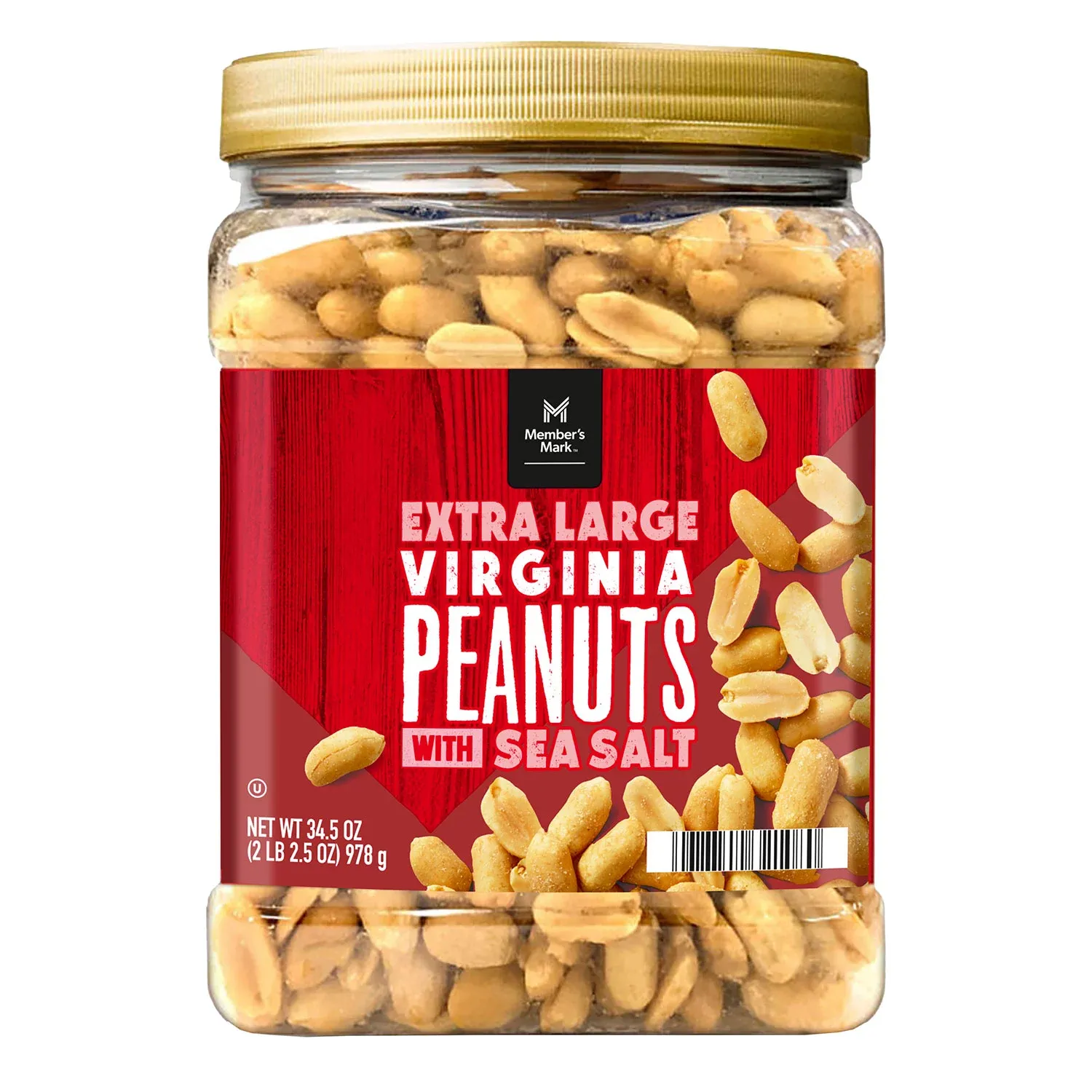 Member&#39;s Mark Extra Large Virginia Peanuts 34.5 oz.