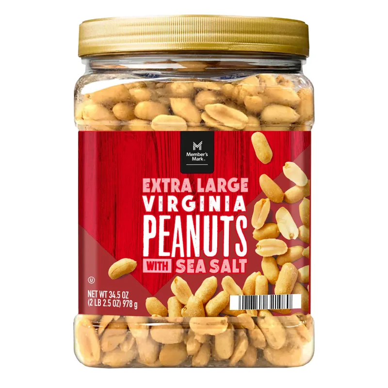 Member&#39;s Mark Extra Large Virginia Peanuts 34.5 oz.