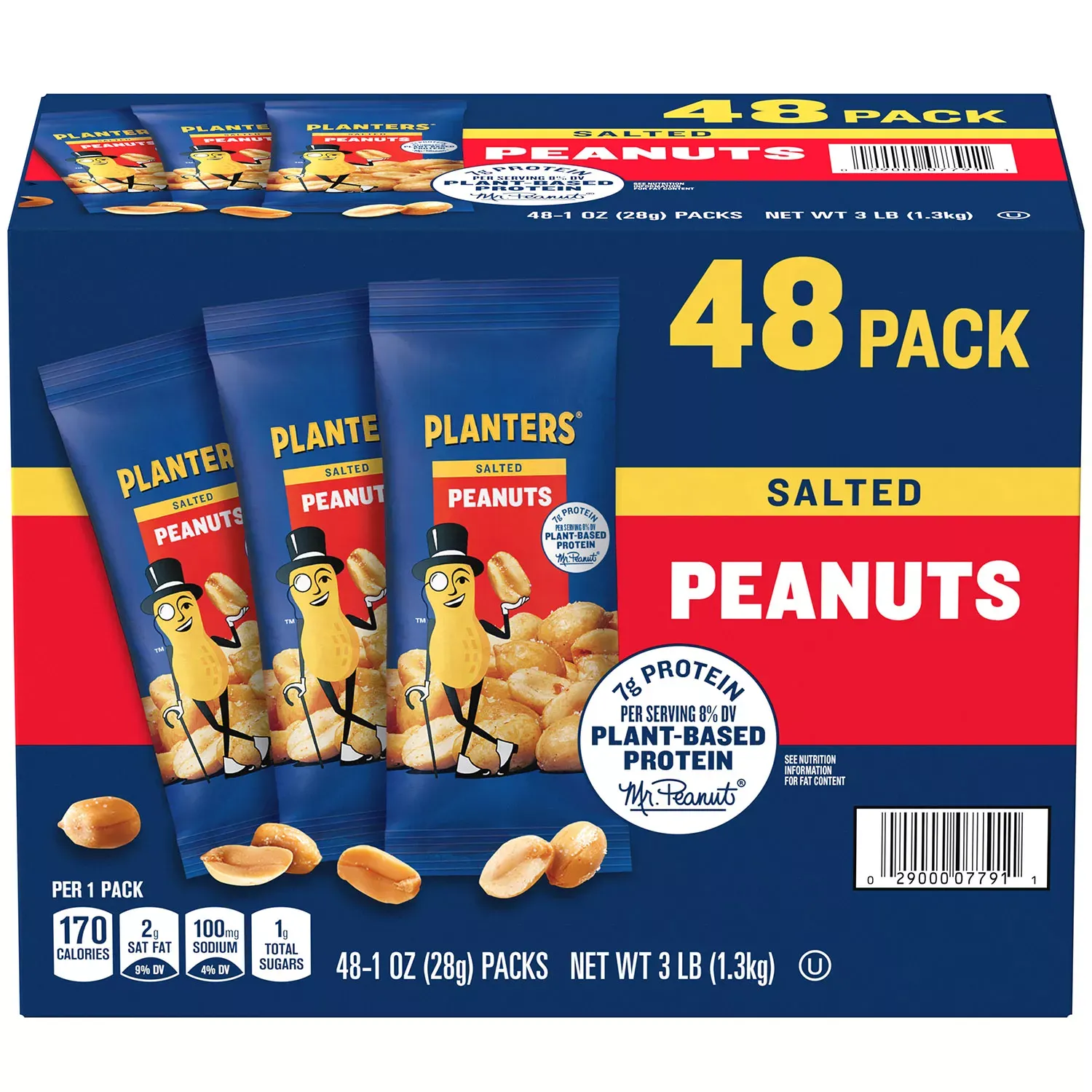 Planters Salted Peanuts, Single-Serve Packs (1 oz., 48 pk.)