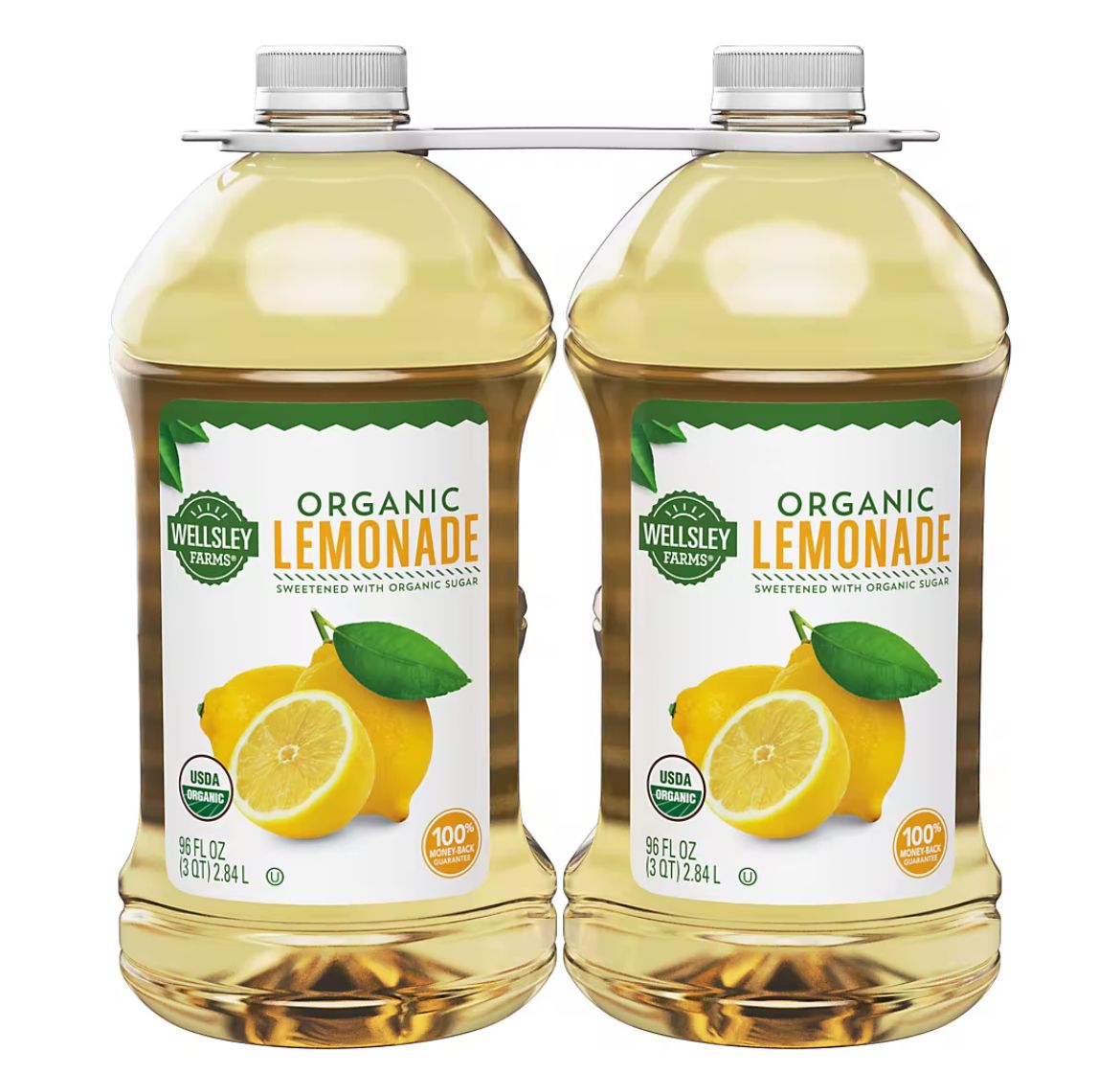 Wellsley Farms Organic Lemonade, 2 pk./96 oz.