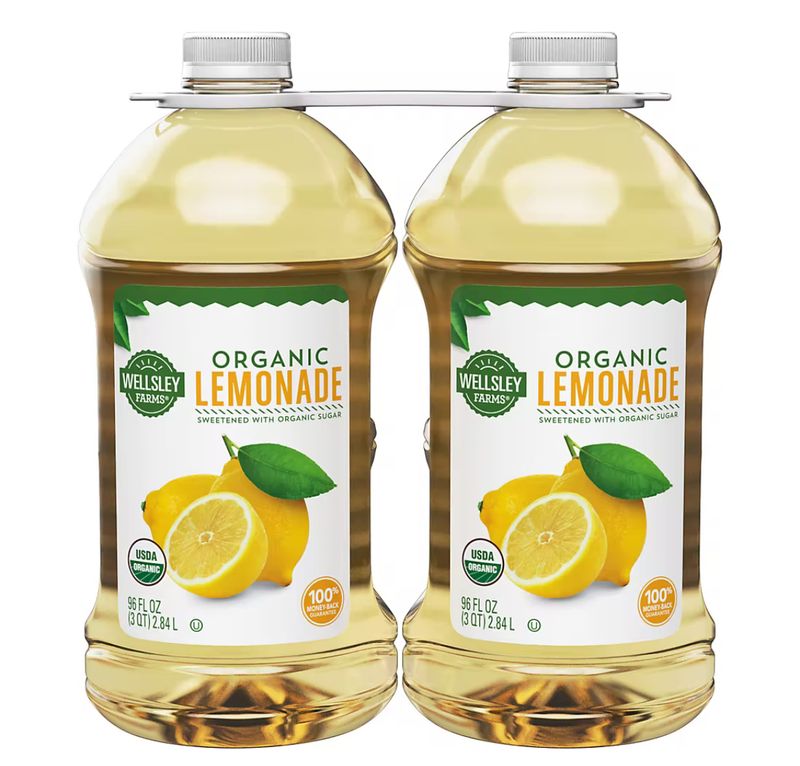 Wellsley Farms Organic Lemonade, 2 pk./96 oz.