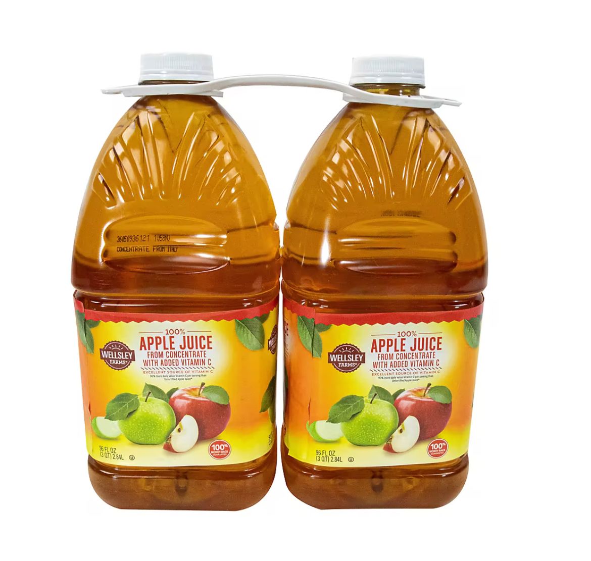Wellsley Farms Apple Juice, 2 pk./96 oz.