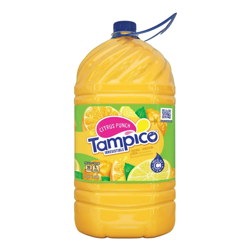 Tampico Citrus Fruit Punch Orange Tangerine Lemon Juice Drink, 1 Gallon