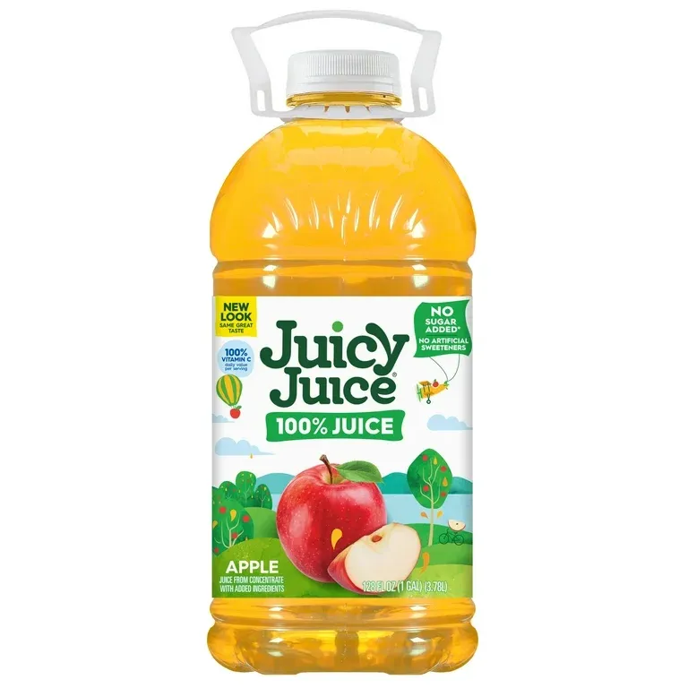 Juicy Juice 100% Juice, Apple, 128 FL OZ Bottle