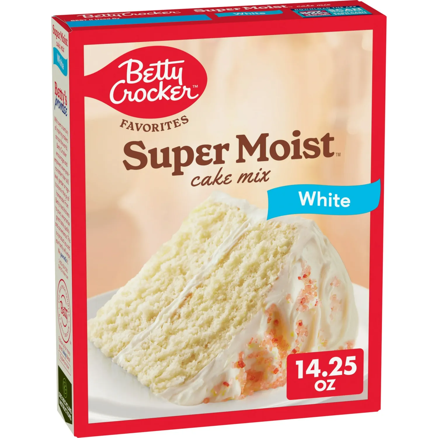 Betty Crocker Favorites Super Moist White Cake Mix, 14.25 oz