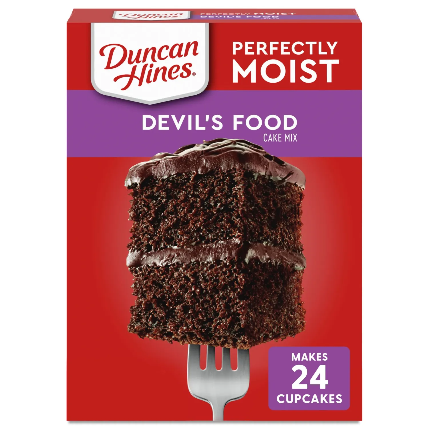 Duncan Hines Perfectly Moist Devil&#39;s Food Cake Mix, 15.25 oz