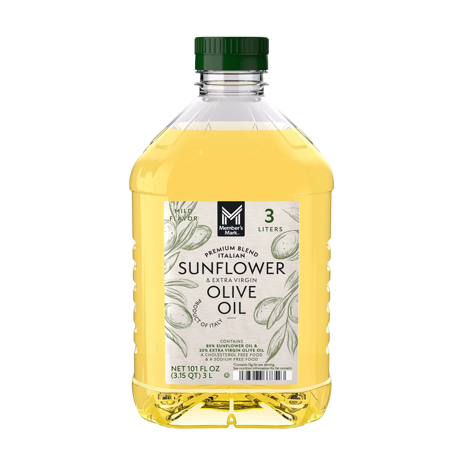 Member&#39;s Mark Sunflower and Extra Virgin Olive Oil, 3L