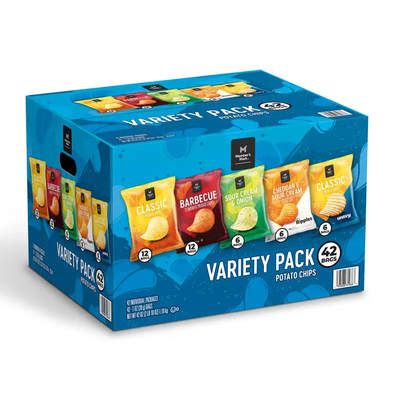 Member&#39;s Mark Variety Pack Potato Chips, 1 oz., 42 pk.