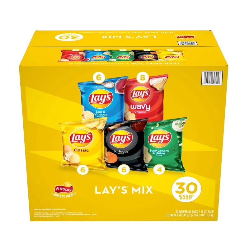 Lay&#39;s Mix Potato Chips Variety Pack 30 pk.