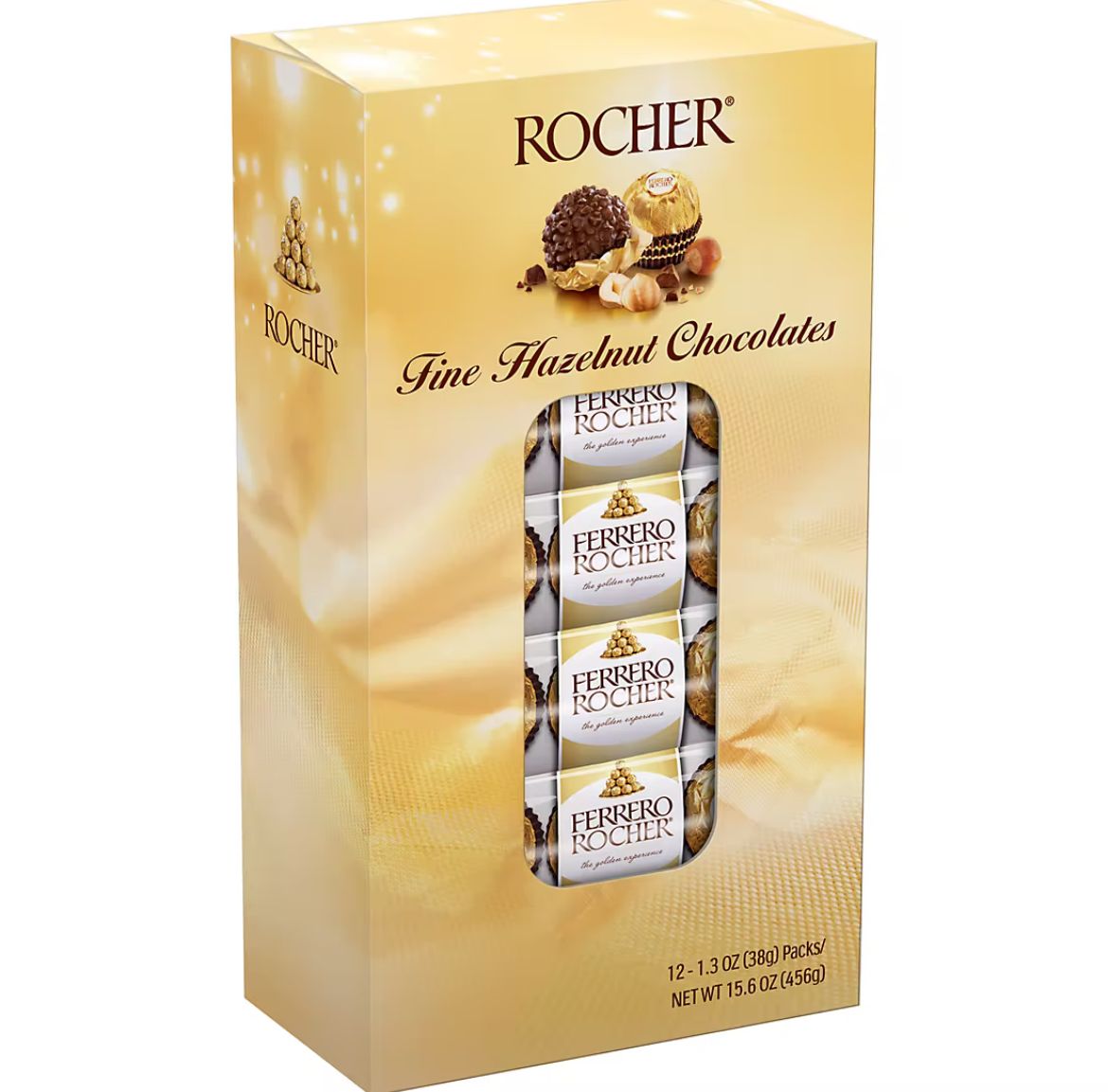 Ferrero Rocher Fine Hazelnut Chocolates, 12 pk./1.3 oz.