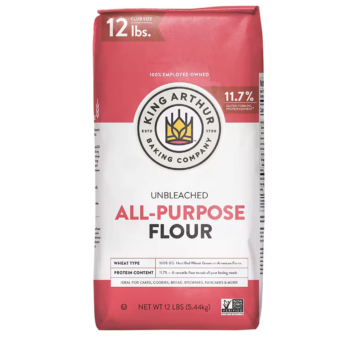 King Arthur All Purpose Unbleached Flour, 12 lbs.