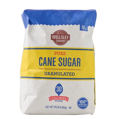 Wellsley Farms Premium Pure Cane Granulated Sugar, 10 IB