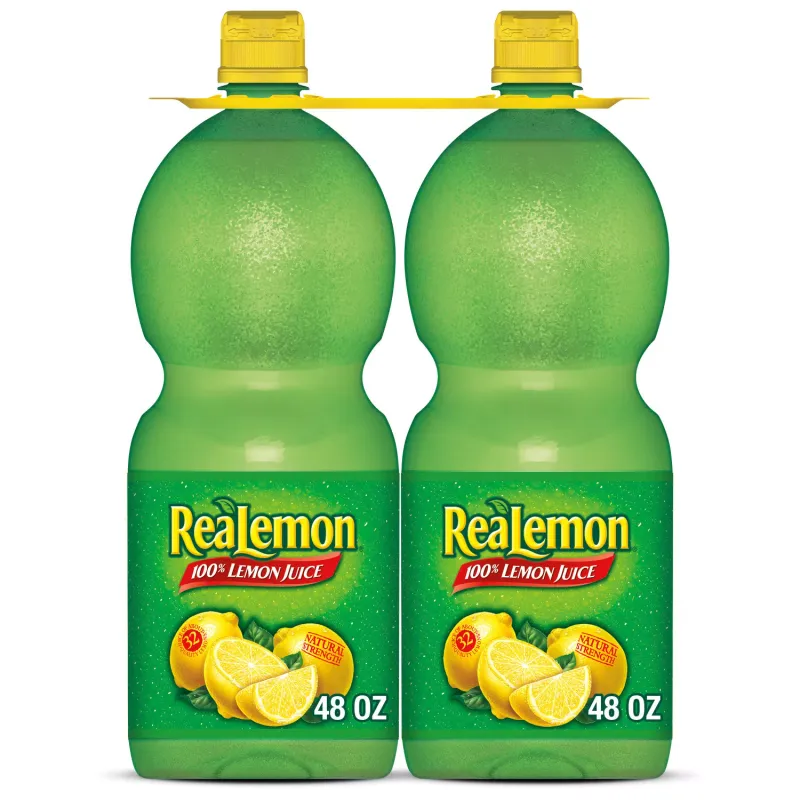 ReaLemon 100% Lemon Juice 48 fl. oz. bottles, 2 pk.