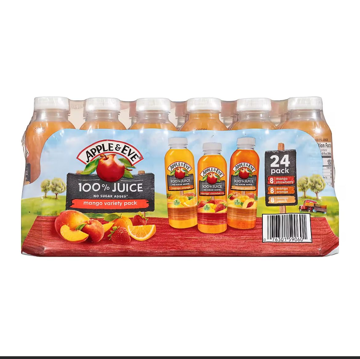 Apple &amp; Eve Mango Paradise Variety Pack, 24 pk./10 fl. oz.