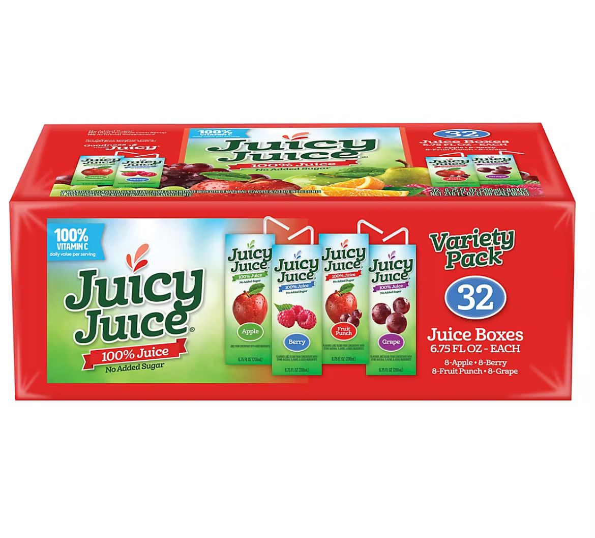 Juicy Juice Variety Pack, 32 ct./6.75 oz.