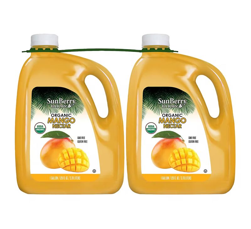Sunberry Farms Organic Mango Nectar, 2 pk./1 gal.
