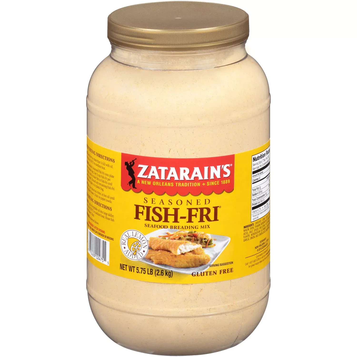 Zatarain&#39;s Seasoned Fish-Fri 92 oz.