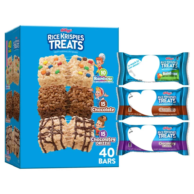Rice Krispies Treats Squares Original With Gems (40 ct.)