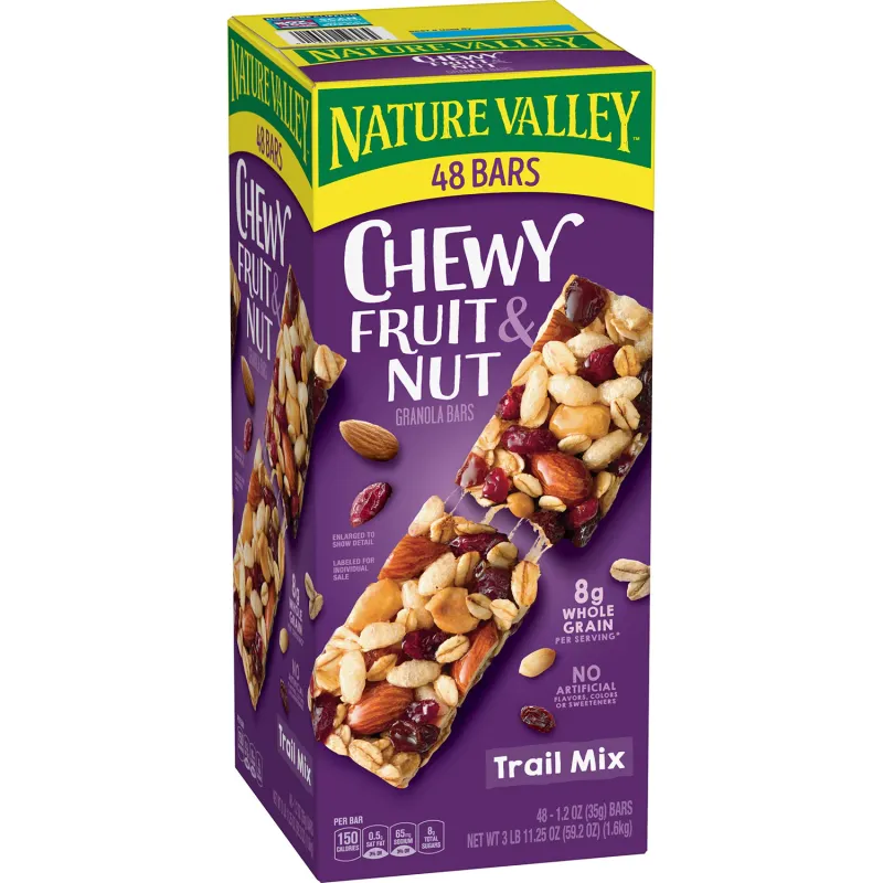Nature Valley Chewy Trail Mix Fruit &amp; Nut Granola Bars 48 ct.
