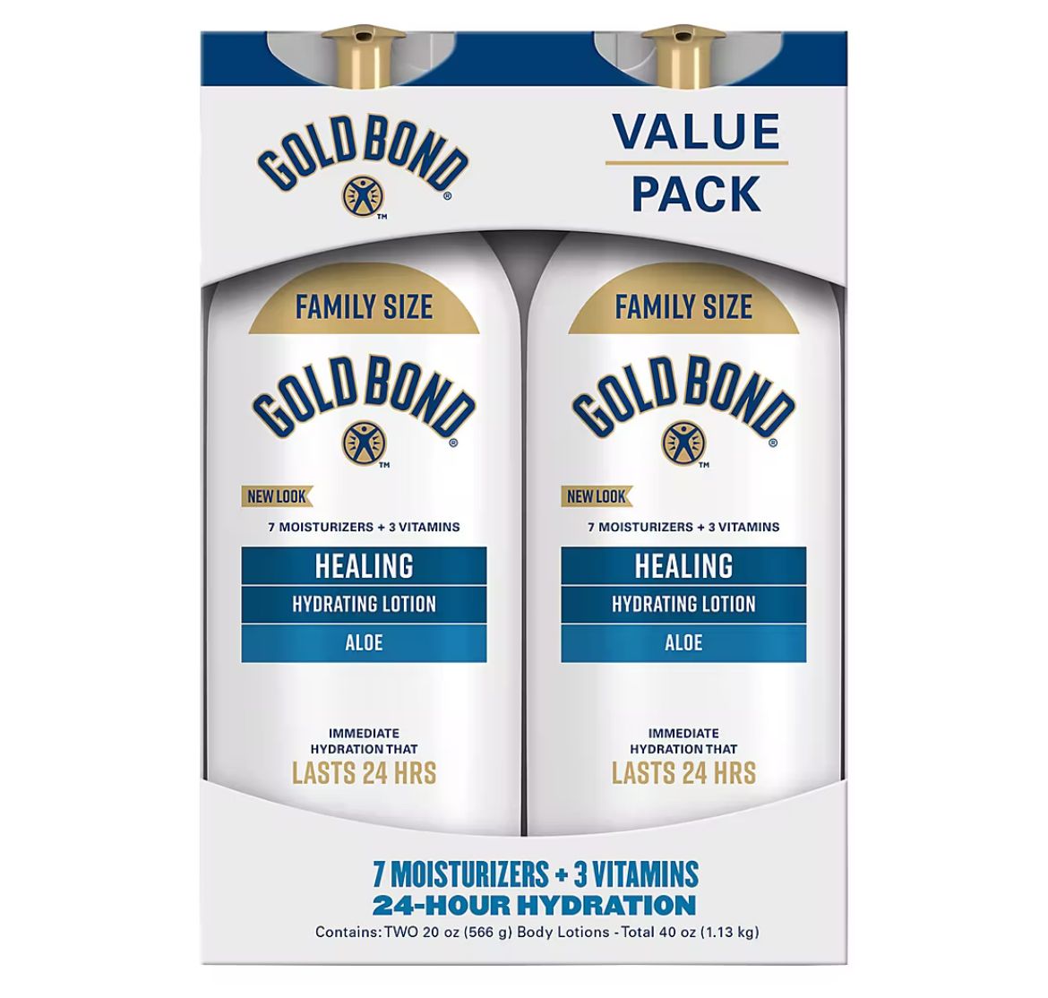 Gold Bond Ultimate Healing Skin Therapy Lotion with Aloe, 2 ct.