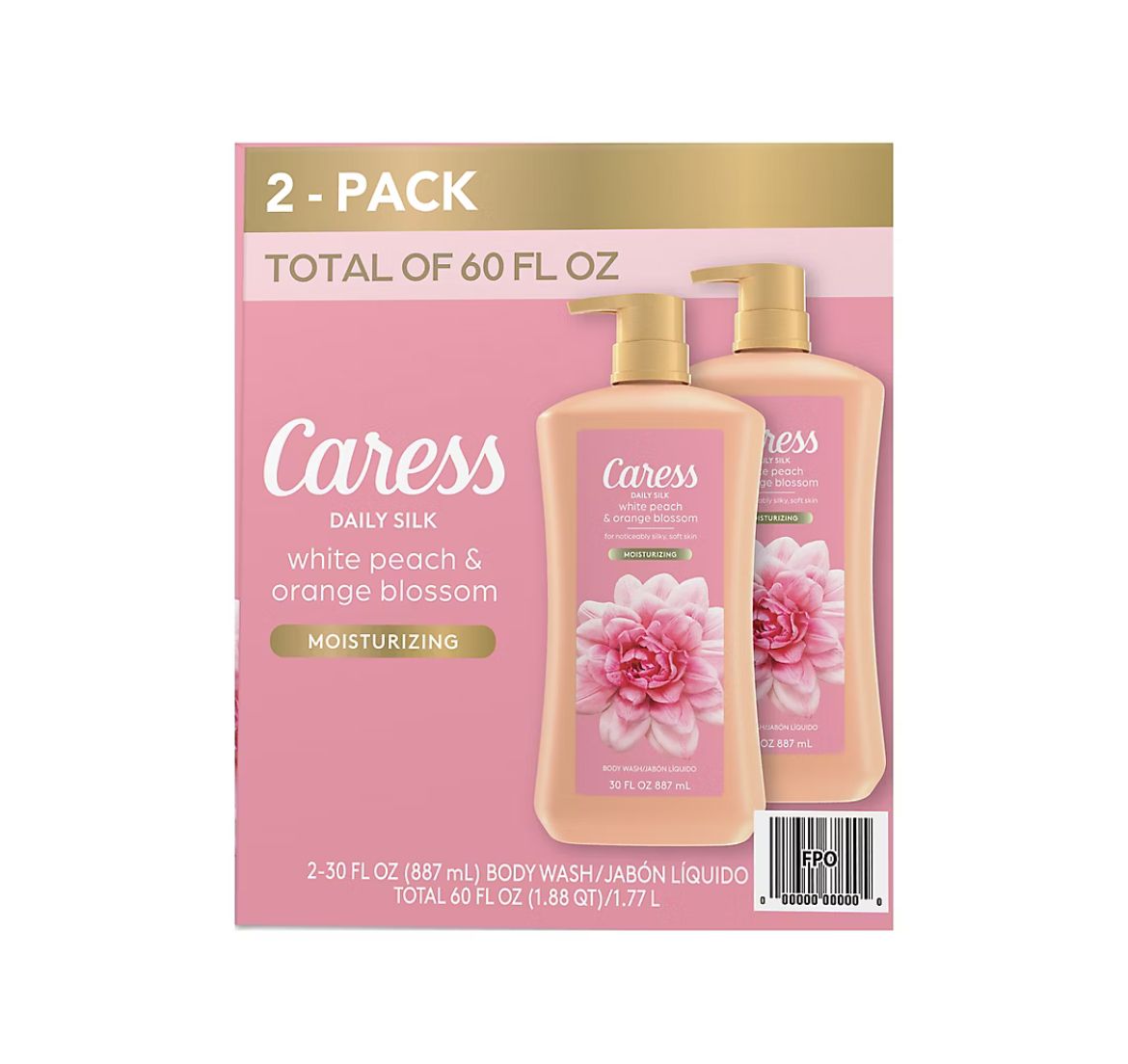 Caress Daily Silk Body Wash, 2 pk./30 oz.