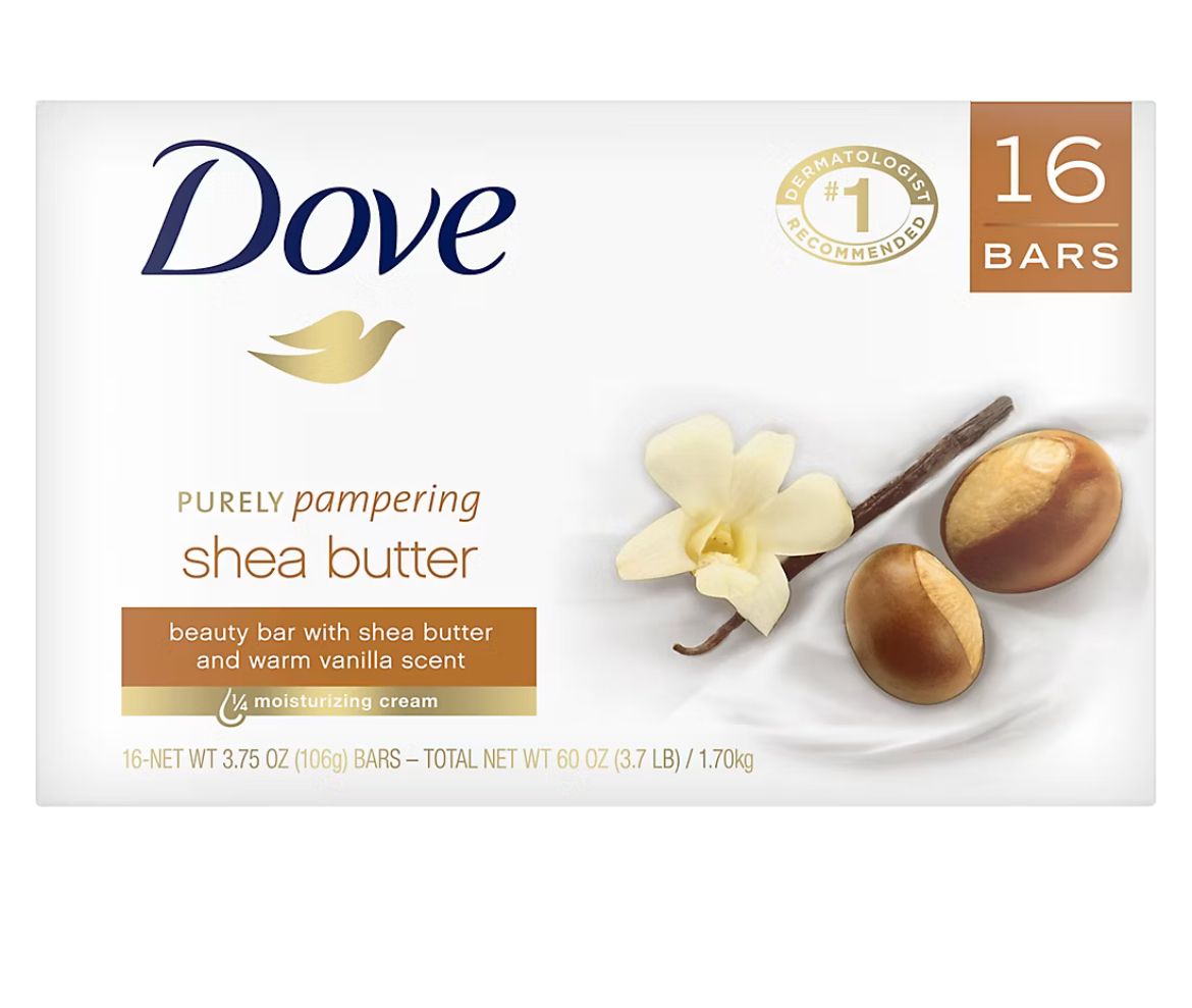 Dove Purely Pampering Beauty Bar, 16 ct