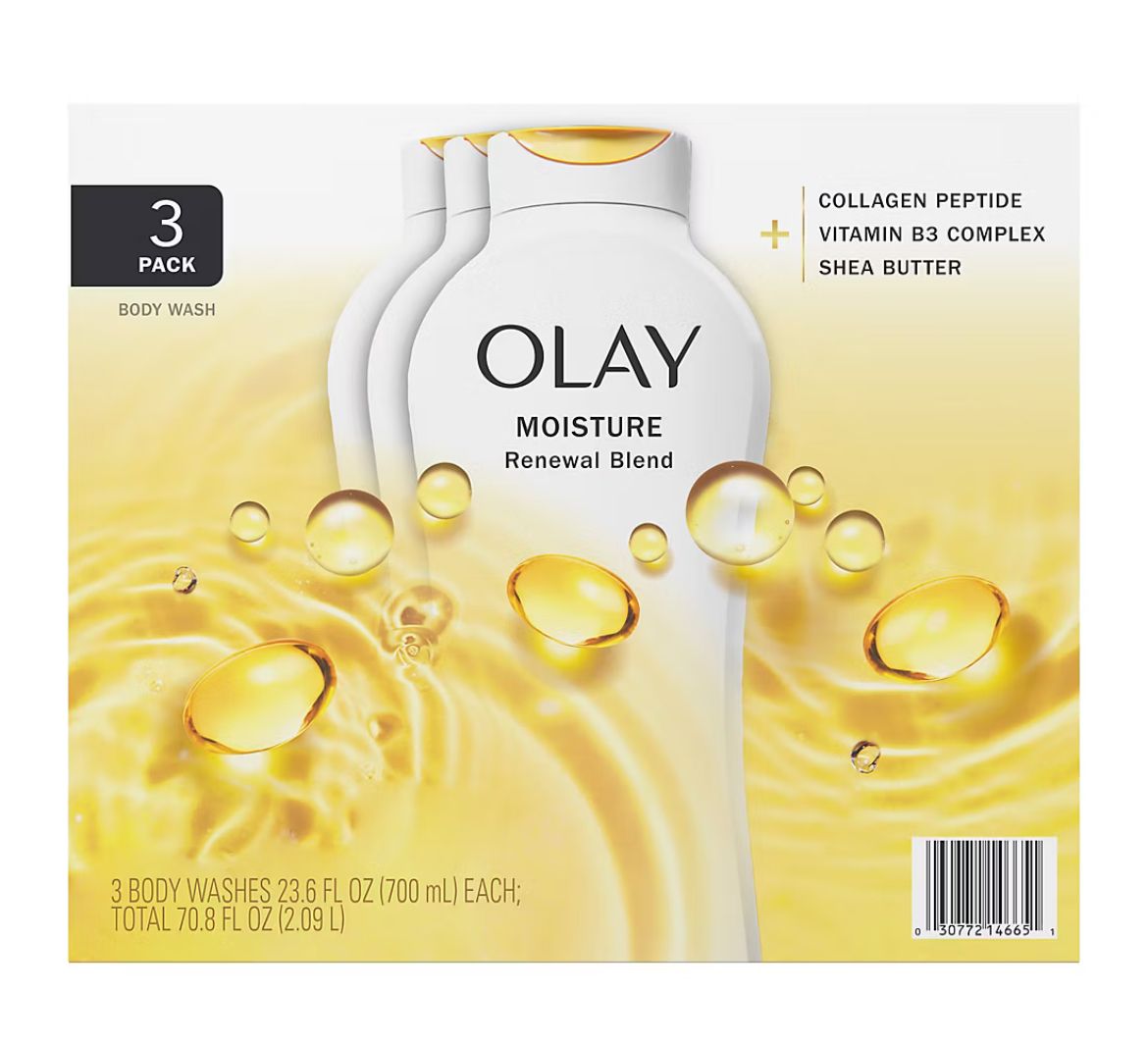 Olay Moisture Renewal Blend Body Wash, 3 pk./23.6 fl. oz.