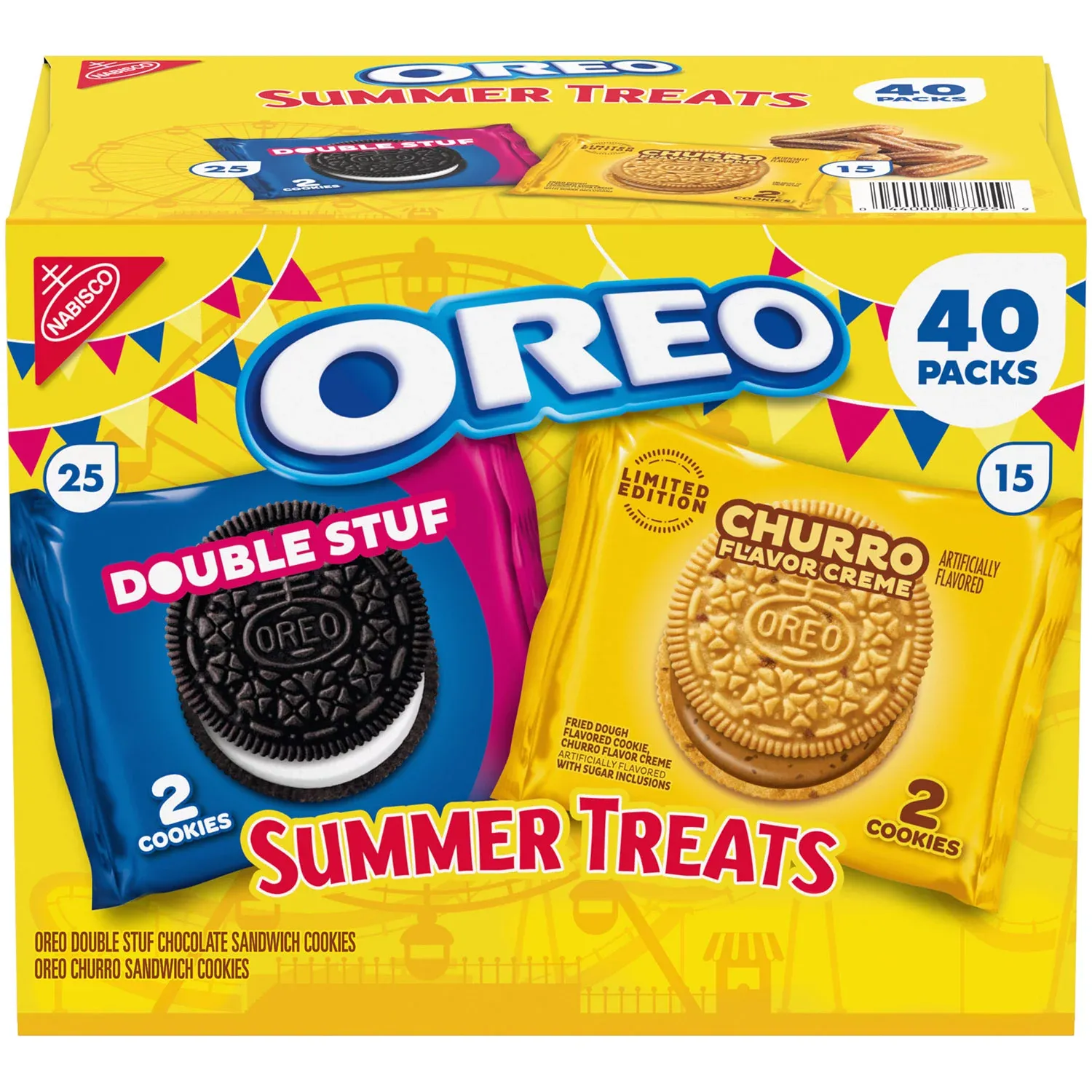 OREO Summer Treats Variety Pack, 1.02 oz., 40 pk.
