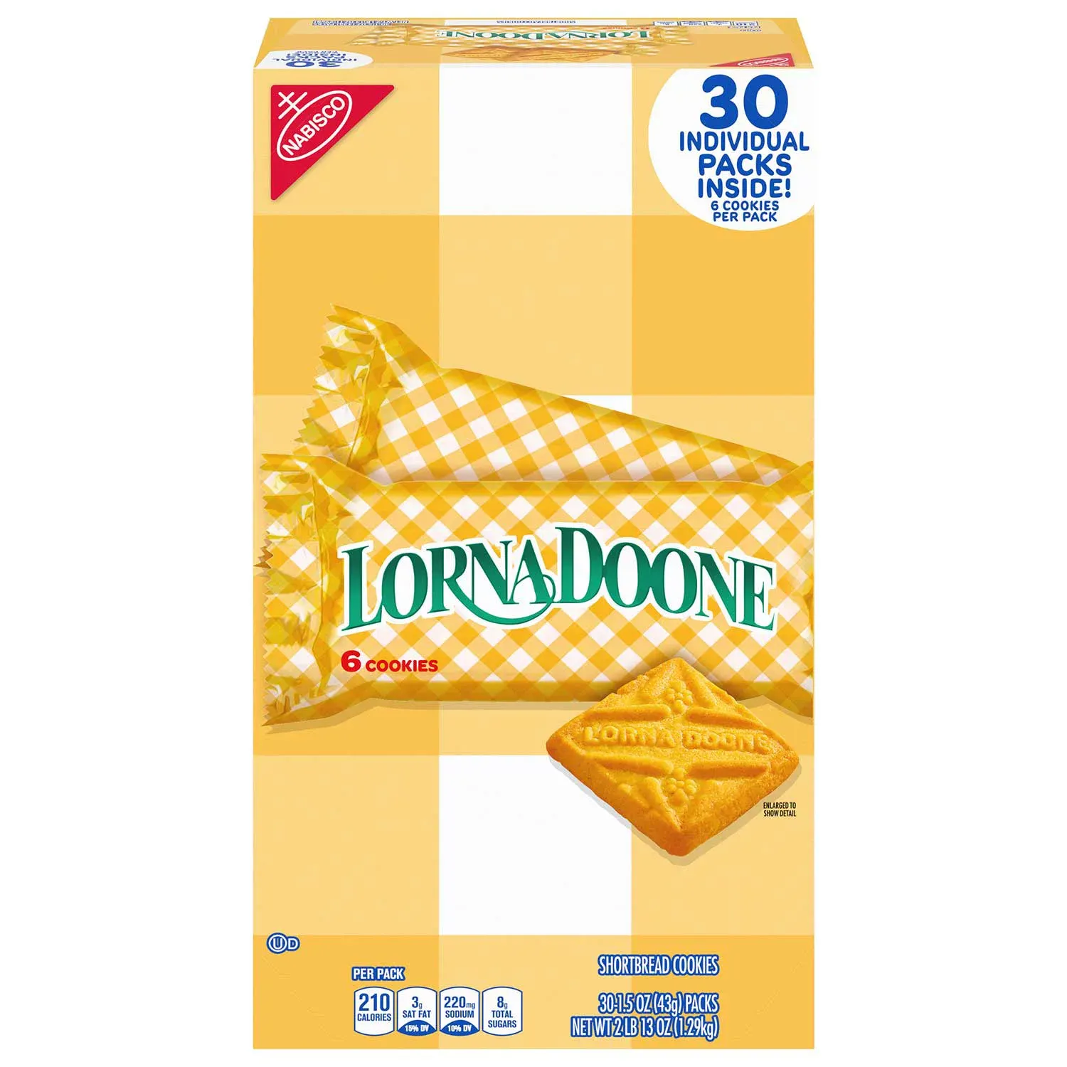 Lorna Doone Shortbread Cookies 1.5 oz., 30 pk.
