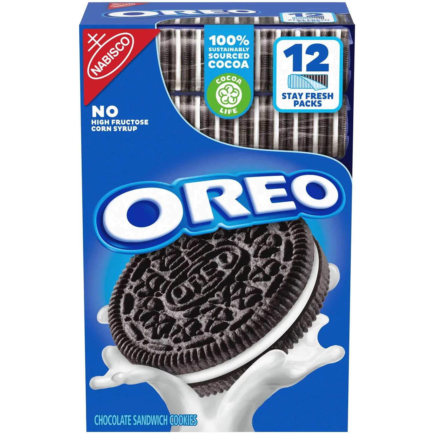 OREO Chocolate Sandwich Cookies, 12 pk.