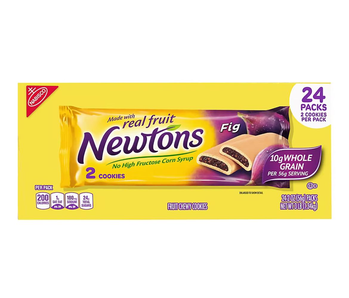 Newtons Soft &amp; Chewy Fig Cookies Snack Packs, 24 pk.