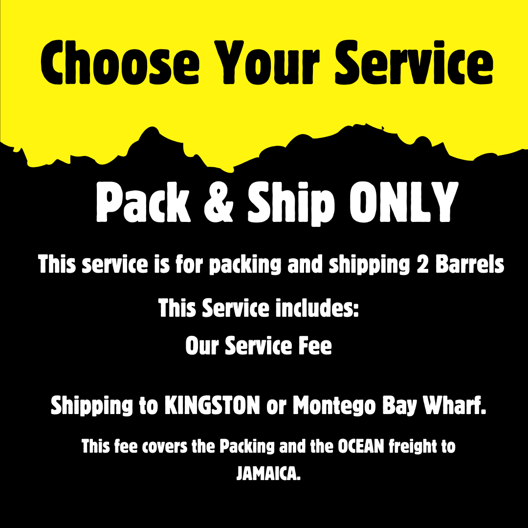 Pack &amp; Ship 2 Barrels ONLY