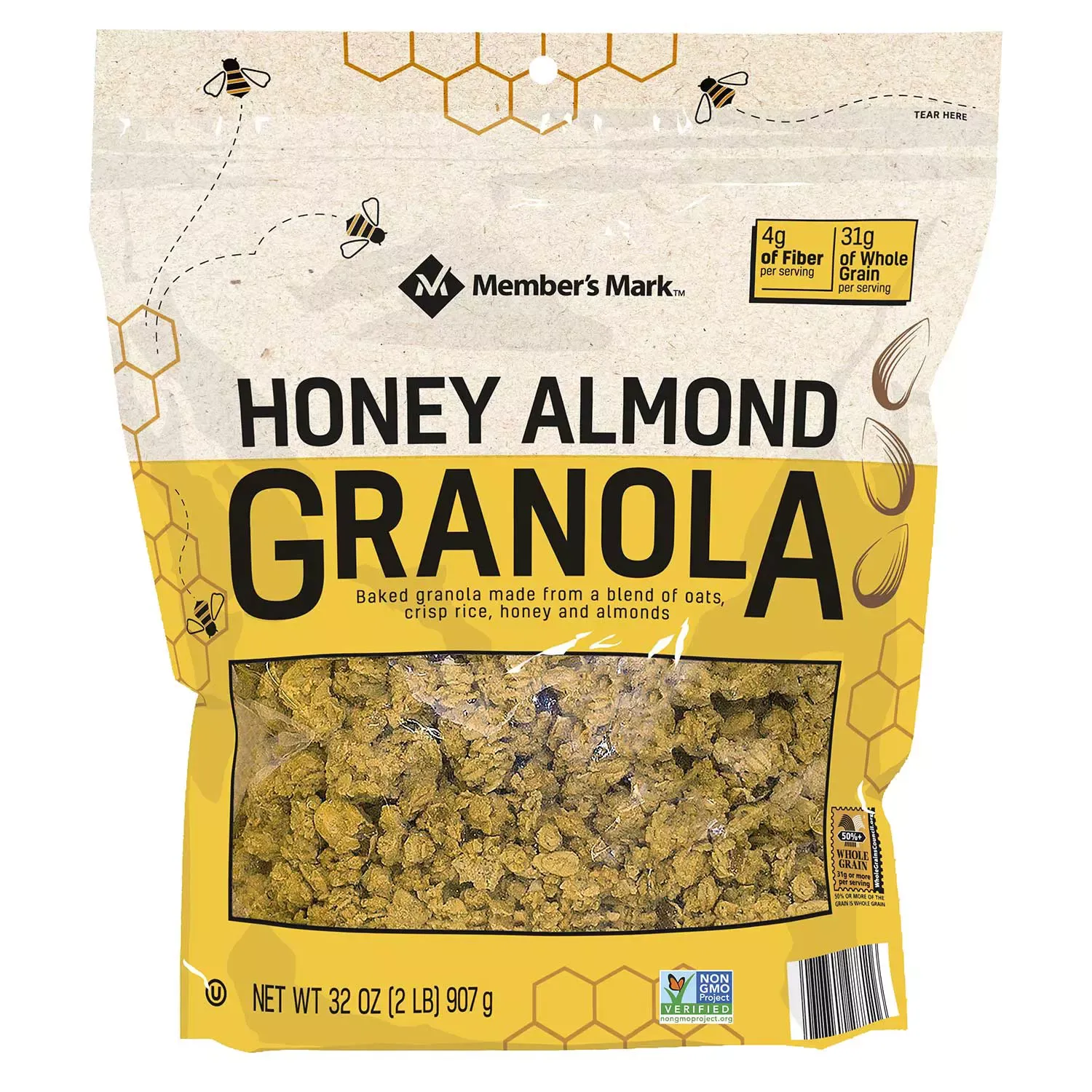 Member&#39;s Mark Honey Almond Granola 32 oz.