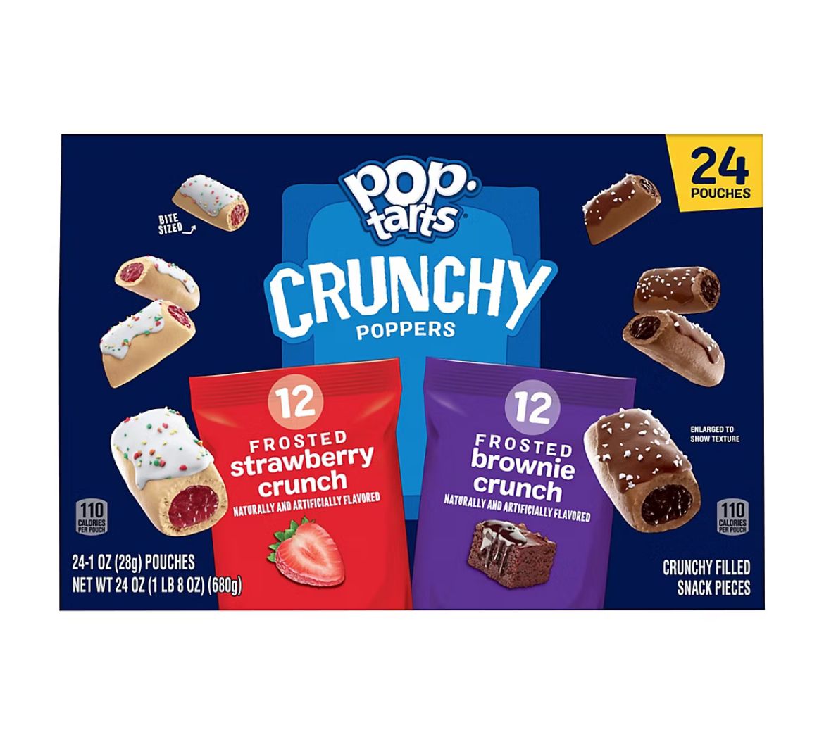 Pop-Tarts Crunchy Poppers Filled Pastry Bites Variety Pack, 24 ct.