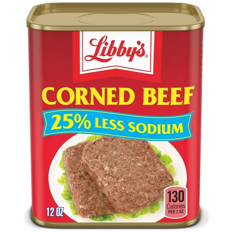 Libby&#39;s Corned Beef, Canned Meat, With 25% Less Sodium, 12 oz