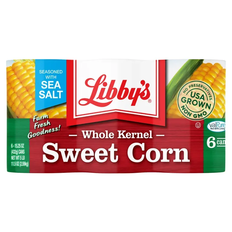 (6 Cans) Libby&#39;s Whole Kernel Sweet Corn, 15.25 oz