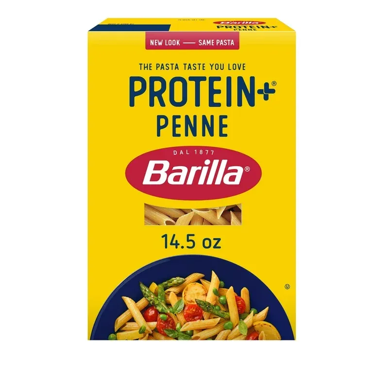 Barilla Protein+ Penne Pasta, Plant Based Pasta, 14.5oz