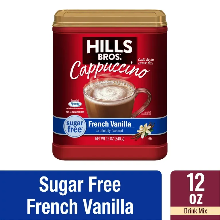 Hills Bros. Instant Cappuccino Mix, English Toffee, 16 oz