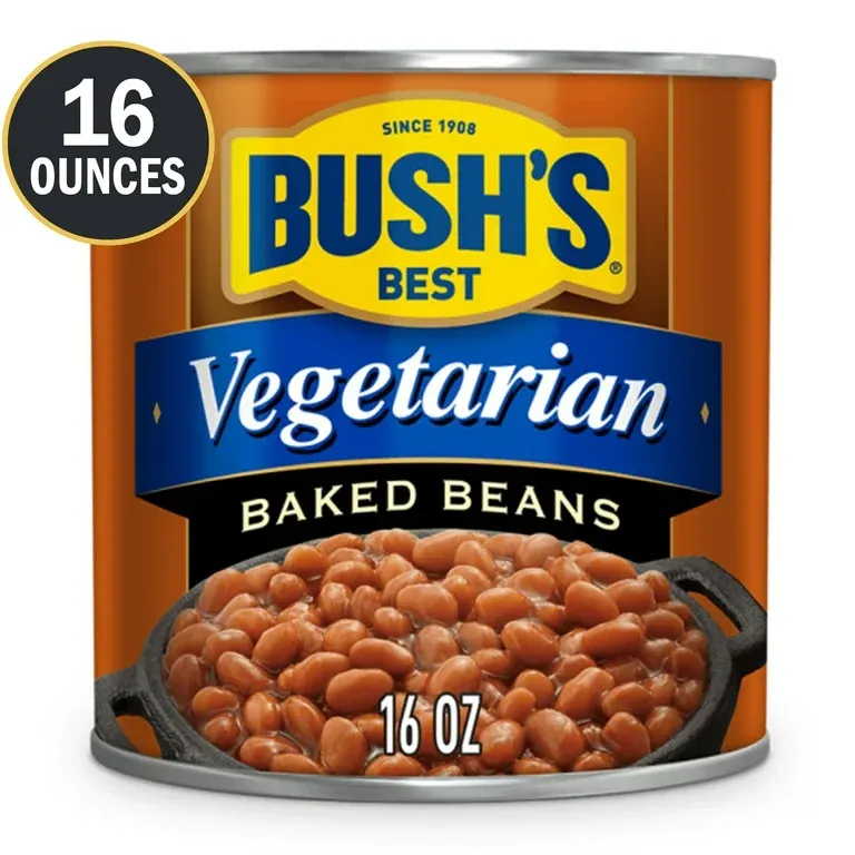 Bush&#39;s Vegetarian Baked Beans, Canned Beans, 16 oz Can
