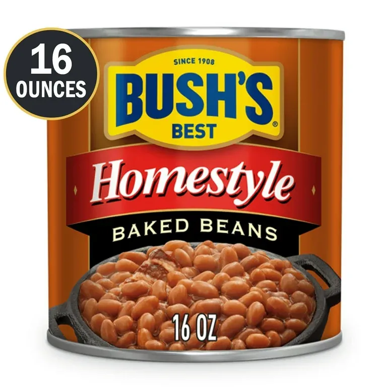 Bush&#39;s Homestyle Baked Beans, Canned Beans, 16 oz Can