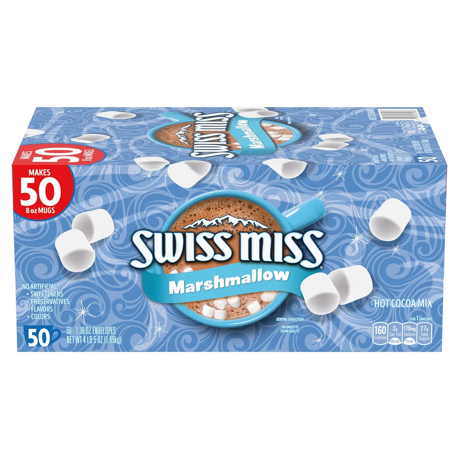 Swiss Miss Marshmallow Hot Cocoa Mix 50 ct.