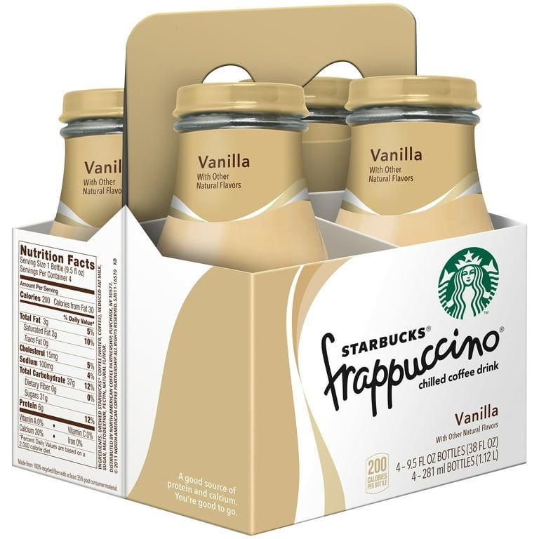 Starbucks Frappuccino Vanilla Coffee 9.5 fl. oz., 4 pk.