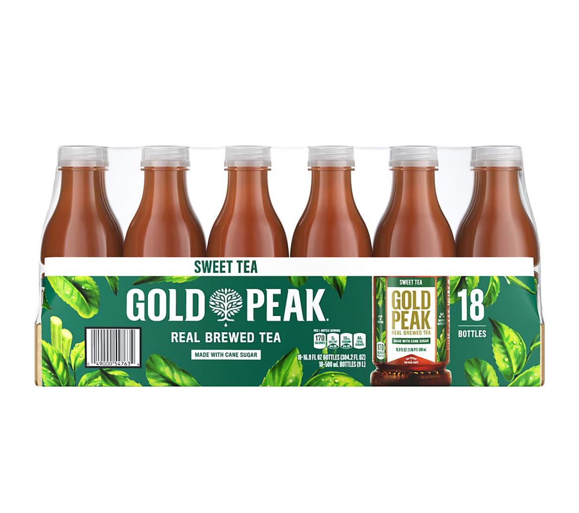 Gold Peak Sweet Black Tea Bottles, 18 pk./16.9 oz.