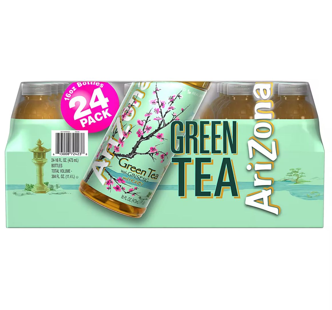 Arizona Green Tea with Ginseng and Honey, 24 pk./16 oz.