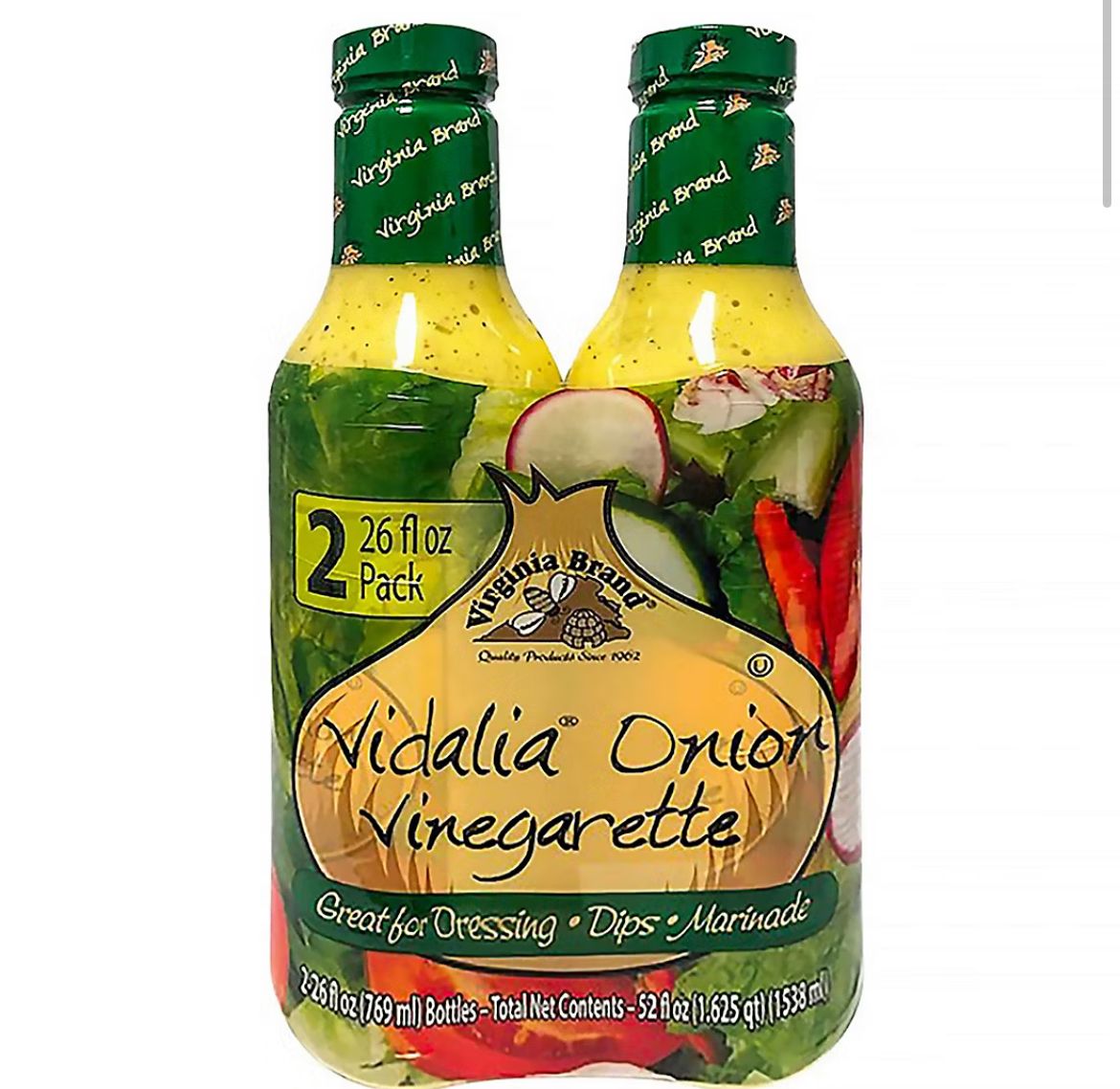 Virginia Brand Vidalia Onion Vinegarette, 2 pk./26 fl. oz.