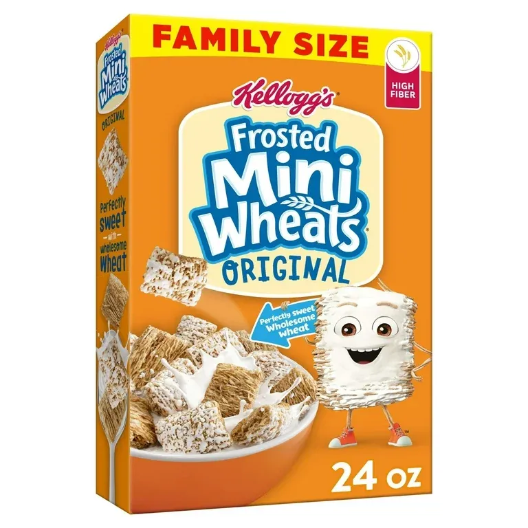 Kellogg&#39;s Frosted Mini-Wheats Original Breakfast Cereal, Family Size, 24 oz Box