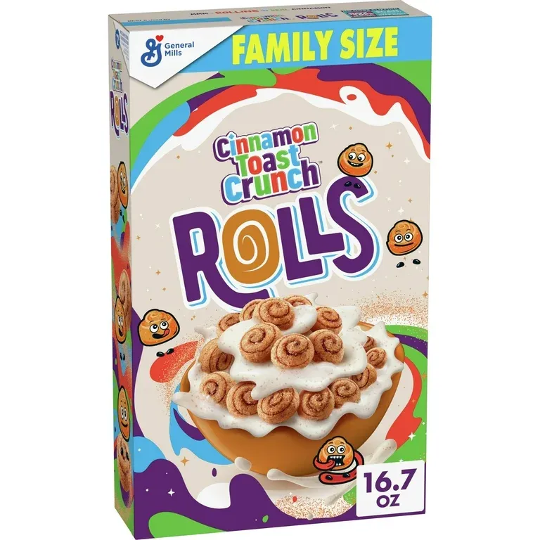 Cinnamon Toast Crunch Waffle Breakfast Cereal, Family Size, 18.2 oz